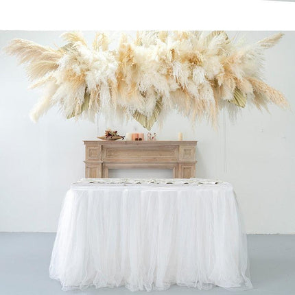 Bohemian Dried Pampas Grass Arrangement for Chic Home Styling