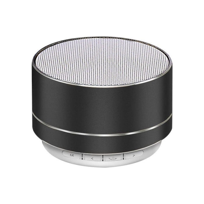 Compact Steel Gun Mini Bluetooth Speaker - Powerful Portable Subwoofer with Wireless Audio and Hands-Free Calling