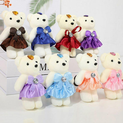 Floral Teddy Bear Celebration Bundle - Set of 10
