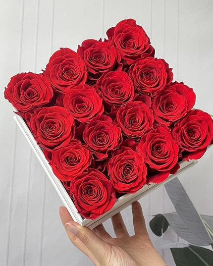 Eternal Romance Rose - Heart-Shaped Forever Floral Display