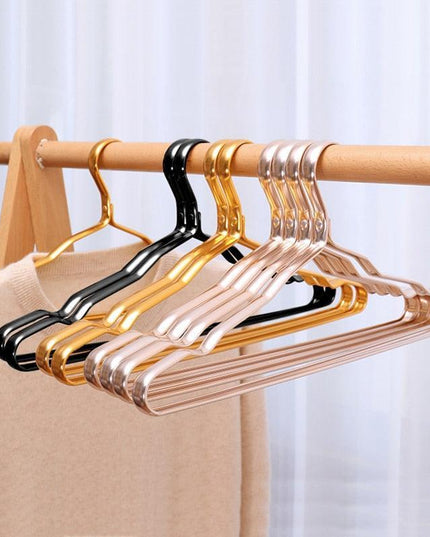 Luxury Aluminum Alloy Closet Hangers - Set of 10