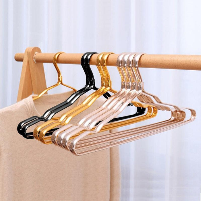 Luxury Aluminum Alloy Closet Hangers - Set of 10