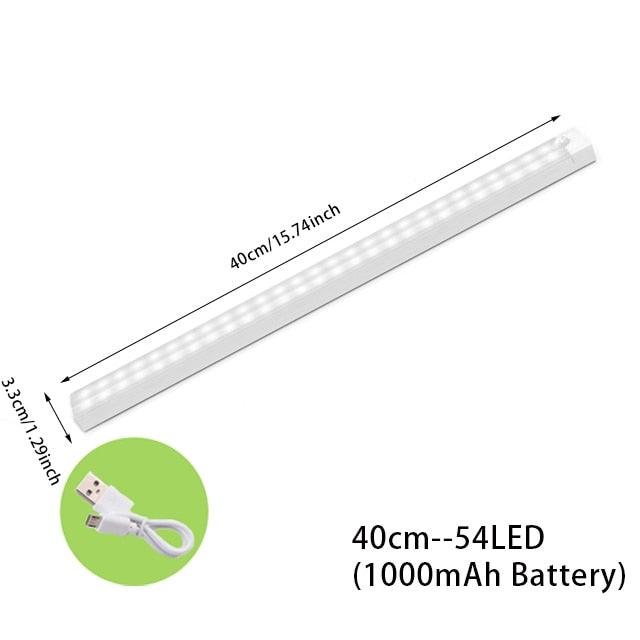 Motion-Sensing LED Magnetic Under Cabinet Light with Dual Illumination Settings