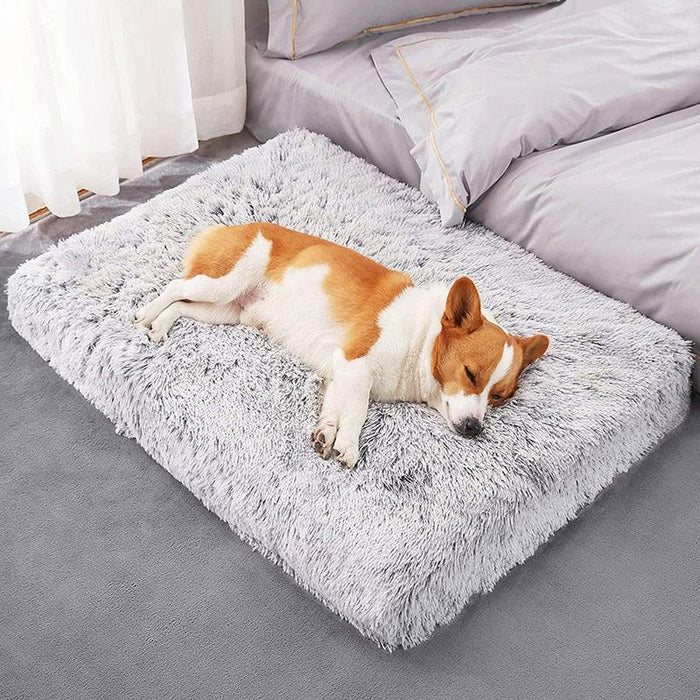 Plush Pet Retreat Mat for Dogs and Cats with Removable Washable Cover