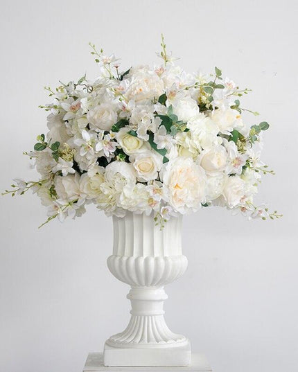 Charming Silk Floral Sphere with Roses and Hydrangeas - Perfect for Special Events and Celebrations