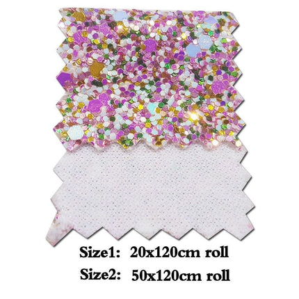 Sparkling Chunky Glitter Fabric Roll - Create a Crafting Fantasy