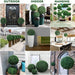 Elegant Artificial Boxwood Ball for Stunning Indoor & Outdoor Decor Upgrade