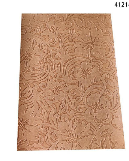 Chic Vintage Embossed Faux Leather Crafting Fabric - Generous 30x135cm Size