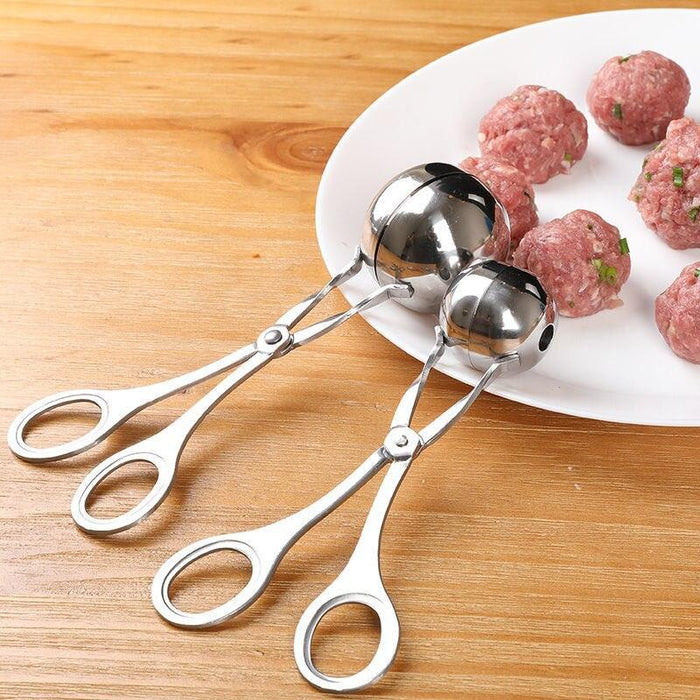 Deluxe Stainless Steel Cuisine Mold: Effortlessly Craft Perfect Meatballs