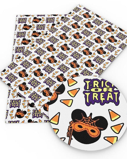 Magical Mickey Mouse Halloween Crafting Leatherette Kit - Create Whimsical DIY Wonders