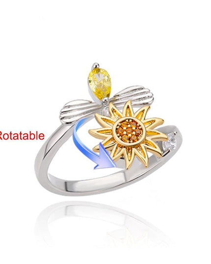 Elegant Four-Leaf Clover Stainless Steel Rings - A Touch of Luck and Style