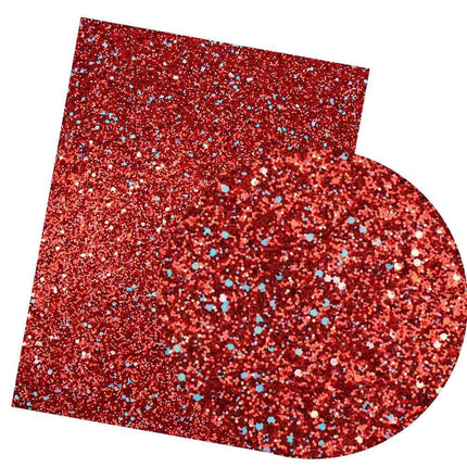 Iridescent Rainbow Glitter Vinyl Crafting Roll - Creative Shimmer Kit