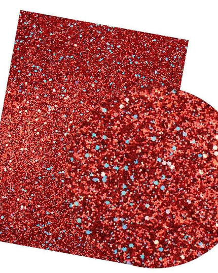 Iridescent Rainbow Glitter Vinyl Crafting Roll - Creative Shimmer Kit