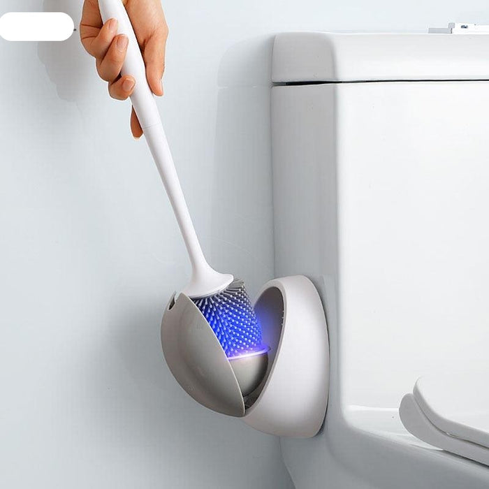 Elegant Egg-Shaped Toilet Brush Set for Effortless Bathroom Cleaning