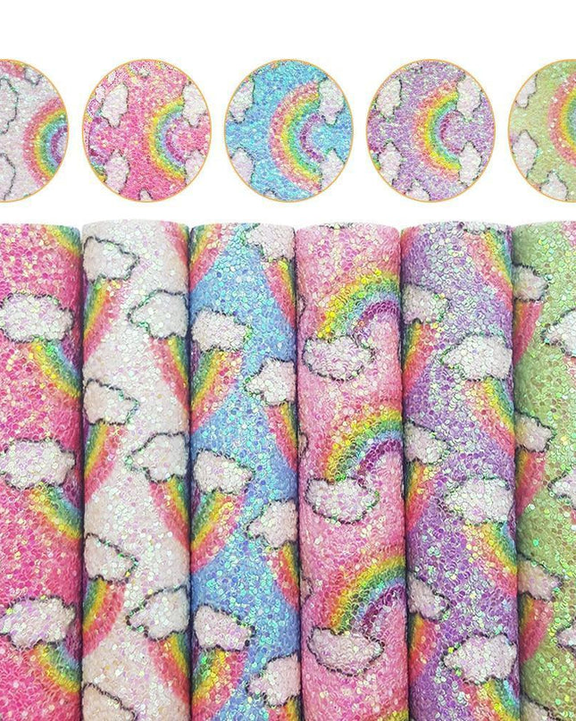 Glittering Rainbow Fabric Craft Kit - Ignite Your Imagination with Dazzling DIY Possibilities