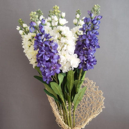 Lifelike Silk Hyacinth Flower Stem - Elegant Artificial Floral Accent