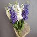 Silk Hyacinth Long Stem Artificial Flower - Single Piece
