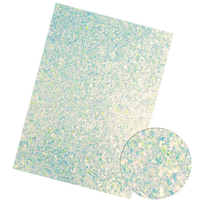 Rainbow Sparkle Glitter Vinyl Fabric Roll for Crafting and DIY Projects