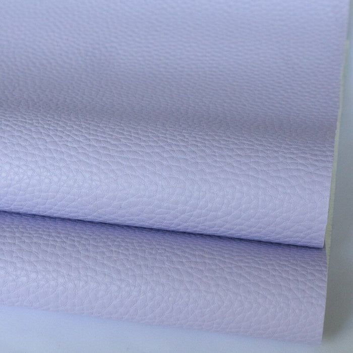 Elegant Litchi Pattern Vegan Leather Craft Sheet - A4 Size for Creative Projects