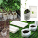 100-Pack Non-woven Seedling Pots for Lush Gardens