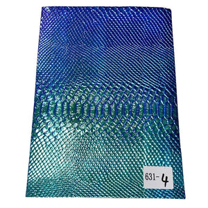 30x135cm Snake Skin Grain Embossed Holographic Spunlace Fabric Sheet-Arts, Crafts & Sewing›Sewing & Fabric›Craft Fabrics-Très Elite-China-631-4-Très Elite