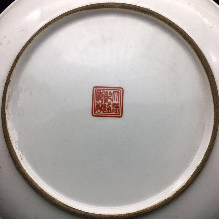 Chinese Porcelain Dish Set - A Dream of Red Mansions Inspired Masterpiece