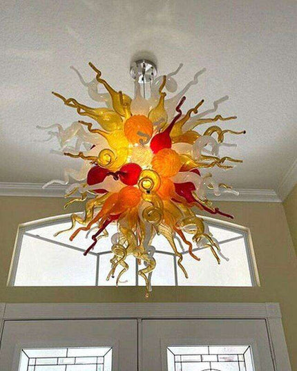 Customizable Elegant Glass Chandelier | Handcrafted Design | Unique Lighting Fixture
