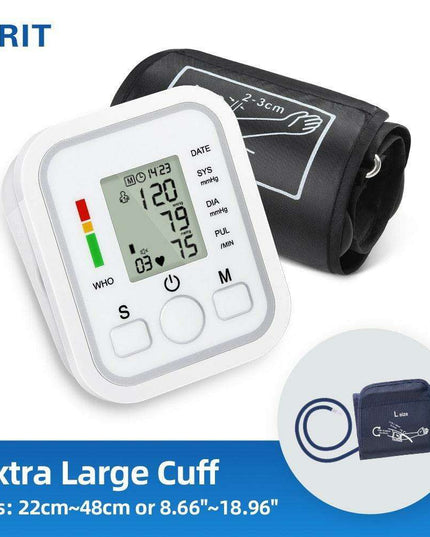 Dual User Digital Blood Pressure Monitor with One-Touch Operation and Memory Storage