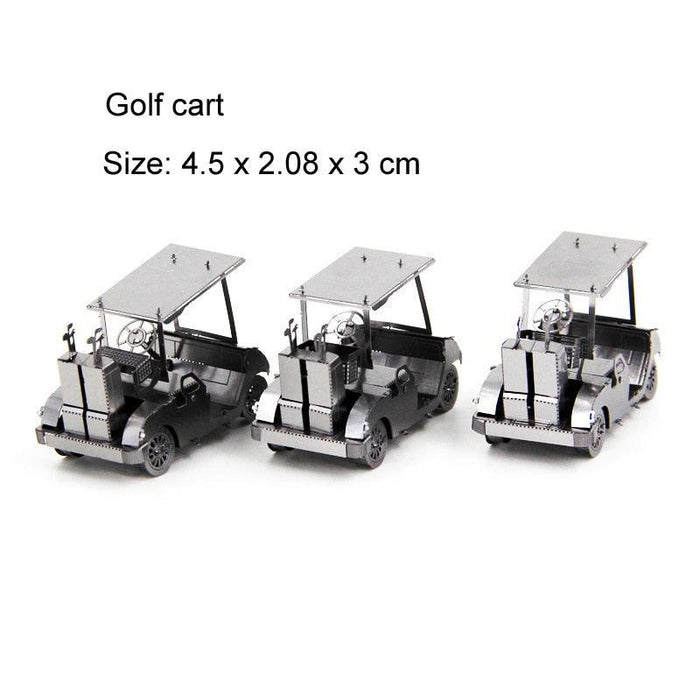 3D Metal Racing Vehicle Model Kit for Creative Teens and Adults