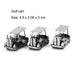 3D Metal Racing Vehicle Model Kit for Creative Teens and Adults