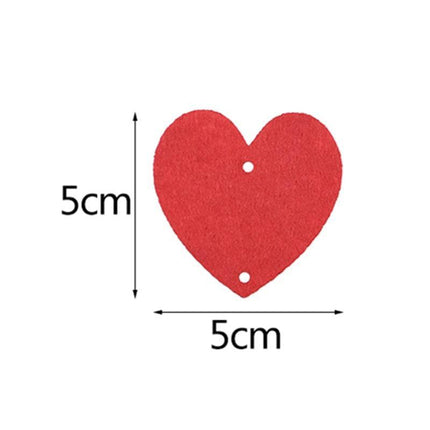 Enchanting Heart-Shaped Garland Collection - 400 Premium Quality Pieces