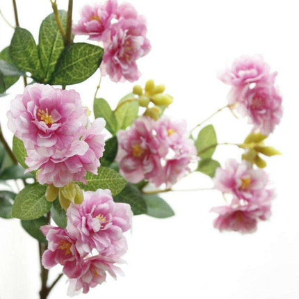 Sakura Silk Blossom Branch - Elegant Artificial Floral Arrangement for Home & Events..