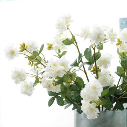 Sakura Silk Blossom Branch - Elegant Artificial Floral Arrangement for Home & Events..