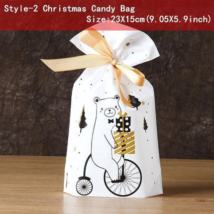 Santa's Festive Treats Gift Bag Set - 5-Piece Collection - Très Elite