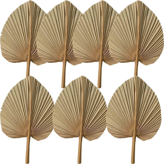 Golden Boho Palm Spear Set - Rustic Dried Leaves for Home & Wedding Decor