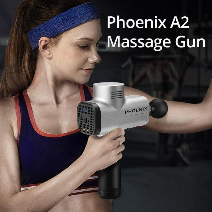 A2 Massage Gun Muscle Relaxation Deep Tissue Massager Dynamic Therapy Vibrator Shaping Pain Relief Back Foot Massager