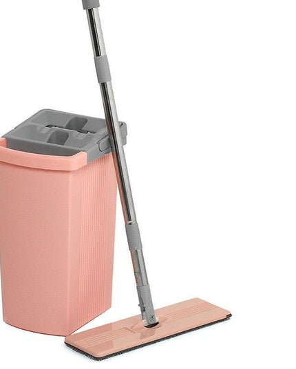 Ultimate Hands-Free Pink Double Barrel Spin Mop Set for Effortless Cleaning