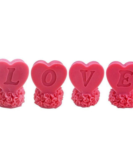 Rose Blossom Candle Craft Silicone Mold for Elegant DIY Creations