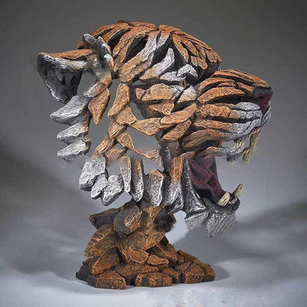 Majestic Ganesha Tiger Bust Sculpture: A Stunning Fusion of Elegance and Strength