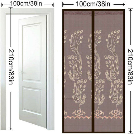 Magnetic Insect Defense Mesh Door for Ultimate Home Comfort