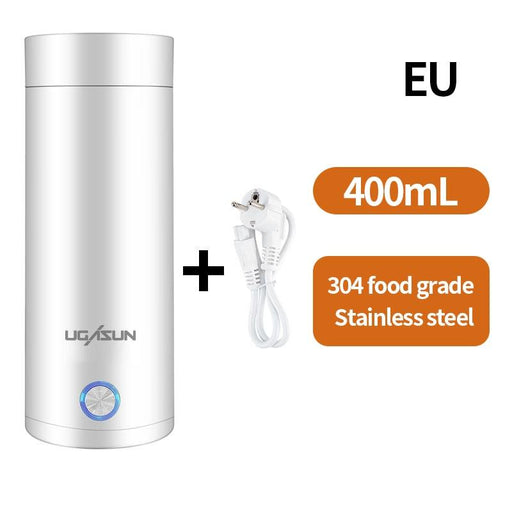 Portable Kettle Heat Preservation Automatic Home Travel Dormitory Students Small Electric Heating Open Water Cup-Kitchen & Dining›Small Appliances›Kettles & Hot Water Dispensers-Très Elite-EUwhite 1-Très Elite