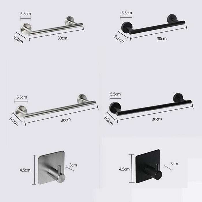Stylish Stainless Steel Bathroom Accessory Set for Modern Bathrooms