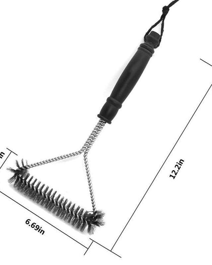 Ultimate Stainless Steel Grill Cleaning Brush - Essential BBQ Tool for Spotless Grates
