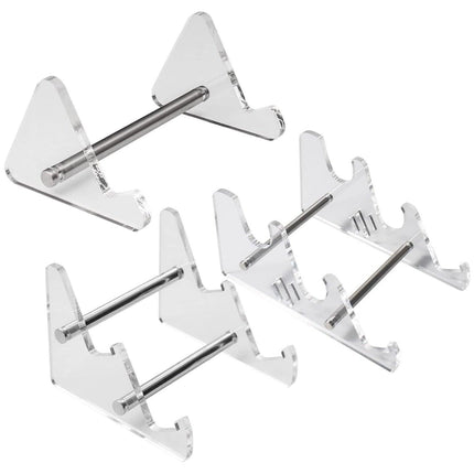 Sleek 3-Tier Clear Acrylic Keyboard Display Rack