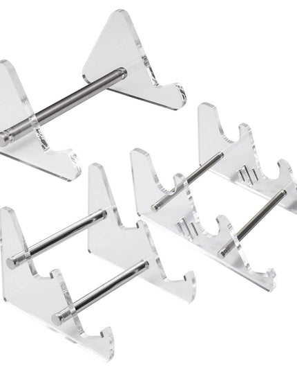 Sleek 3-Tier Clear Acrylic Keyboard Display Rack