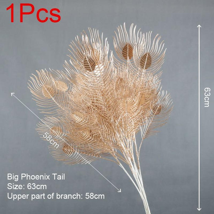 Elegant Golden Maple Leaf Home Decor Accent - Stunning Decorative Piece