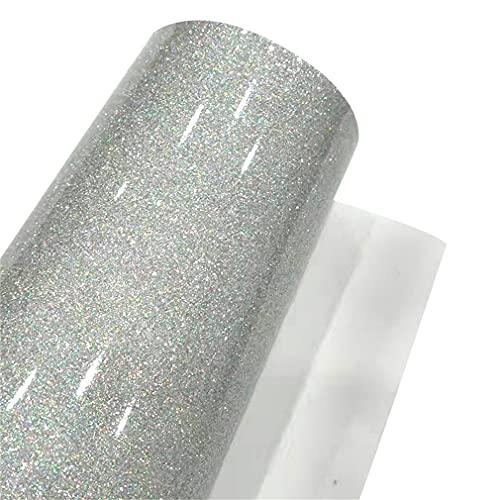 Glamourous Sparkle Mirror PU Faux Leather Crafting Fabric - Crafters' Must-Have