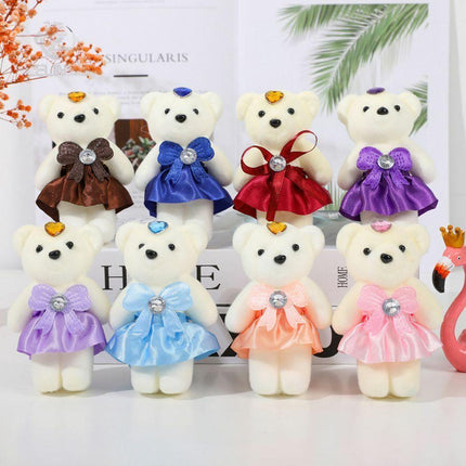 Floral Teddy Bear Celebration Bundle - Set of 10