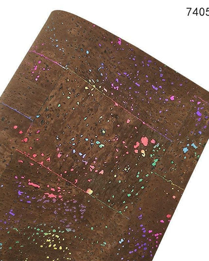 Exquisite Crafting Fabric Set: Synthetic Leather, PVC Vinyl & Cork - 0.7mm Thickness, 30x135cm