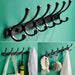 Rustic Aluminum Hook Collection: Space-Saving Storage Essential